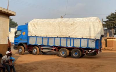 Transport et arrivée à Lomé